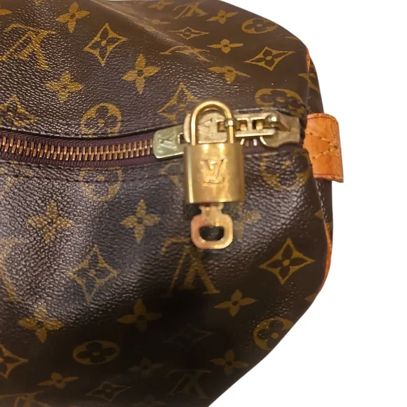 ❤️Louis Vuitton 50 Vintage Brown Monogram Duffel Inckudes lock/key/dust Bag.❤️ - Picture 4 of 16